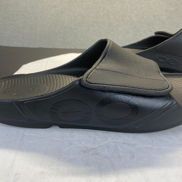 OOFOS OOahh Sport Flex Size M14/W16-47 Black Slide Recovery Sandals Lightweight‎ main image 6